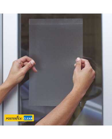 PosterFix® Clear (Transparente) A4 Vertical Pack 5 Unidades