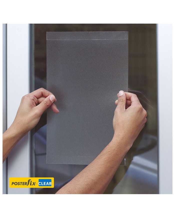PosterFix® Clear (Transparente) A4 Vertical Pack 5 Unidades