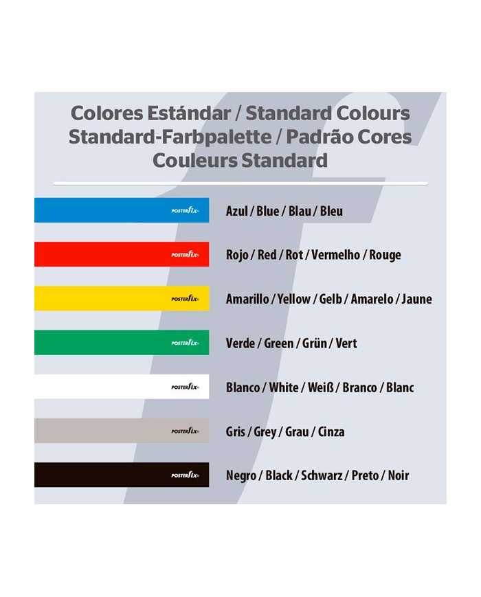PosterFix® A4 Vertical Pack 5 Unidades