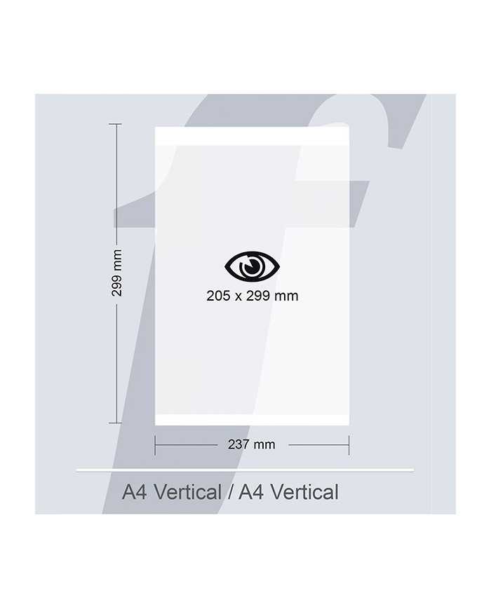 PosterFix® Personalizado A4 Vertical